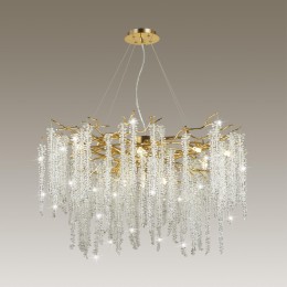 5005/14 HALL ODL23 527 золотой/прозрачный металл/хрусталь Люстра G9 14*40W BANCHE