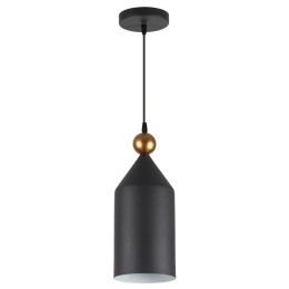 4091/1 PENDANT ODL19 375 темн.серый/золотой Подвес Е27 1*40W BOLLI