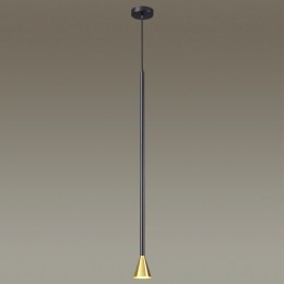 3884/1GB HIGHTECH ODL20 353 черно-золотистый/металл Подвесной светильник LED GU10 7W 220V PIPA