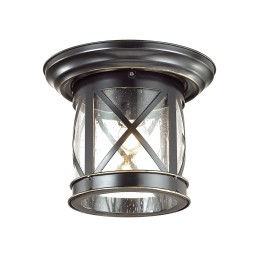 4045/1C NATURE ODL18 655 черный/зол.патина Уличный потолочный светильник IP44 E27 60W 220V SATION