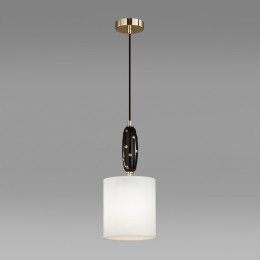 5424/1 MODERN ODL_EX24 43 золотой/черный/белый/металл/керамика/ткань Подвес E14 1*40W POLLEN