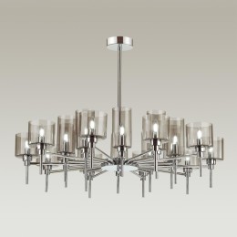 4688/20 MODERN (В 2-Х КОРОБКАХ) ODL20 438 хром/дымчатый Люстра E14 20*40W DIATRA