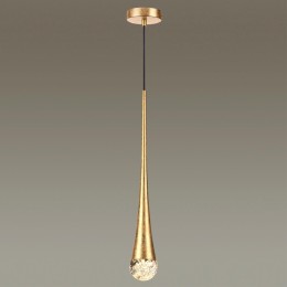 4278/1 L-VISION ODL21 209 прозрачн/золот фольг-ние Подвесной светильник IP20 GU10 LED max 6W GOTA