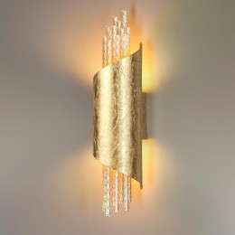 3901/5W L-VISION ODL20 247 золотистый/стекло/металл Настенный светильник LED 4000K 5W 220V MONICA