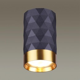 4287/1C HIGHTECH ODL22 283 черный/золотистый/металл Потолочный светильник IP20 LED GU10 max 10W AD ASTRUM