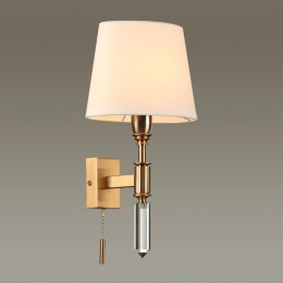4894/1W MODERN ODL_EX22 117 бронзовый/белый/ткань Бра с выкл. E14 1*40W LONDON