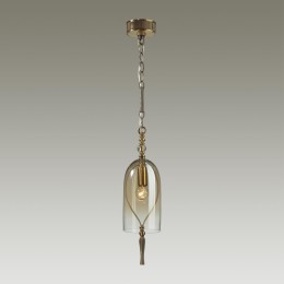 4892/1 NEO ODL_EX22 101 бронзовы/коньячный/стекло Подвес E14 1*40W BELL