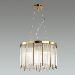 4788/7 HALL ODL21 555 золото/металл/стекло Люстра E14 7*40W YORK