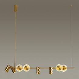 4354/52L HIGHTECH ODL23 281 античная бронза/металл Подвесной светильник с раздельным включением IP20 LED GU10/LED 52W 624Лм AD ASTRUM