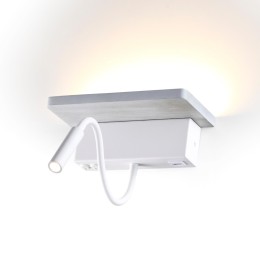 3869/8WL HIGHTECH ODL19 289 седой дуб с белым/дерево Настен. светильник LED 8W 560Лм 3000К WOODY