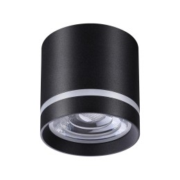 358491 OVER NT20 394 черный Светильник накладной IP20 LED 4000K 12W 220V ARUM