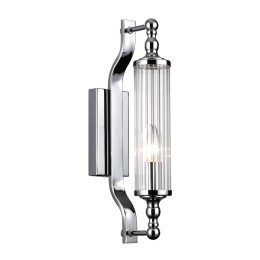 4942/1W DROPS ODL22 603 хром/прозрачный/стекло Настенный светильник с выкл. E14 1*40W IP44 TOLERO