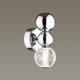 5007/4WL L-VISION ODL23 465 хром/прозрачный/металл/акрил Бра LED 4W 4000K 230Лм CRYSTAL