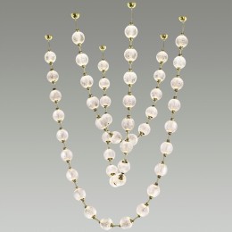 5008/192L L-VISION (В 3-Х КОРОБКАХ) ODL23 471 золотой/прозрачный/металл/акрил Люстра подвесная LED 192W 4000K 9600Лм CRYSTAL