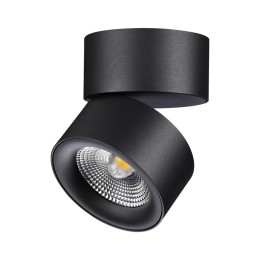 358781 OVER NT21 364 черный Светильник накладной светодиодный IP20 LED 25W 4000K 2200Лм 100-265V GRODA