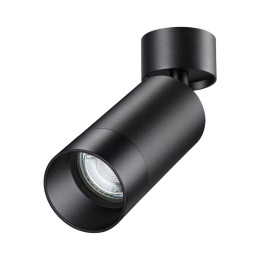 370869 OVER NT22 417 черный Светильник накладной IP20 GU10 9W 220V SLIM