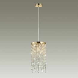 5028/3 MODERN ODL23 533 золотой/прозрачный металл/хрусталь Подвес E14 3*40W CHOKKA