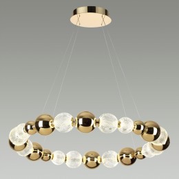 5008/45L L-VISION ODL23 463 золотой/прозрачный/металл/акрил Люстра LED 45W 4000K 2300Лм CRYSTAL