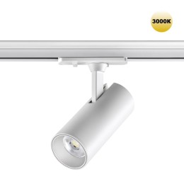 359147 PORT NT23 200 белый Светильник трековый однофазный двухжильный IP20 LED 15W 220V 3000К 1440Лм SELENE