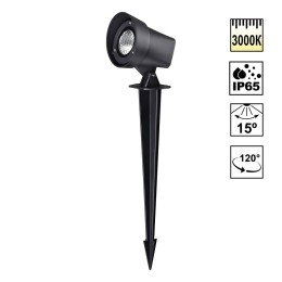 359218 STREET NT23 400 черный Светильник ландшафтный светодиодный грунтовой IP65 LED 13W 110-240V 1040Лм 3000К LANDSCAPE