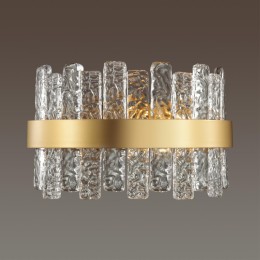 4938/1W HALL ODL22 541 матов.золотой/прозрачный/стекло/ Бра E14 1*40W MERKALE