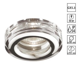369879 SPOT NT14 536 хром Встраиваемый светильник IP54 GX5.3 50W 12V AQUA