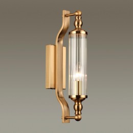 4943/1W DROPS ODL22 603 бронзовый/прозрачный/стекло Настенный светильник с выкл. E14 1*40W IP44 TOLERO