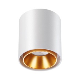358486 OVER NT20 388 белый/золото Светильник накладной IP20 LED 4000K 10W 220V RECTE