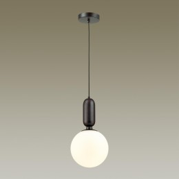 4668/1 PENDANT ODL20 346 черный/белый Подвес E27 1*40W (тип лампы СВЕЧА) 220V OKIA