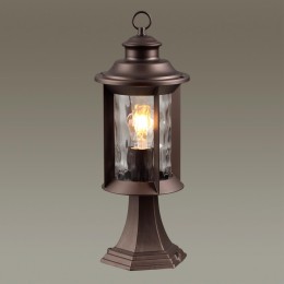 4961/1A NATURE ODL22 637 темно-коричневый/стекло Ландшафтный светильник на столб E27 1*60W IP44 MAVRET