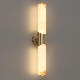 6672/12WL L-VISION ODL24 123 Настенный светильник латунь/металл/алебастр IP20 LED 12W 540Лм 3000K/4000K MARBELLA