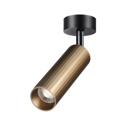 358987 OVER NT22 330 бронза светлая/черный Светильник светодиодный накладной IP20 LED 4000K 15W 220V ALBA