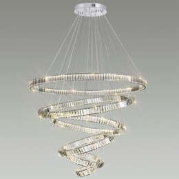 4930/260L L-VISION ODL24 491 хром/прозрачный металл/хрусталь Люстра LED 260W 4000K 30600Лм VEKIA