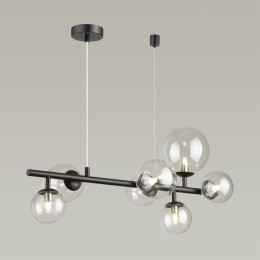 4818/7 MODERN ODL21 431 черный/прозрачный Люстра G9 7*40W TOVI