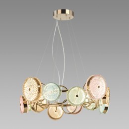 5412/95L L-VISION ODL_EX24 49 золотой/разноцветный/металл/стекло Люстра LED 95W 4000K 6400lm CARAMELLA