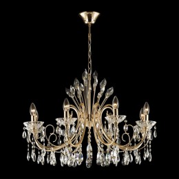4977/8 HALL ODL23 539 золотой/хрусталь Люстра E14 8*40W VERSIA