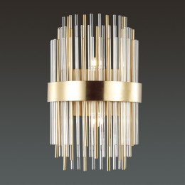 4639/2W HALL ODL20 557 золотой/металл/стекло Бра G9 2*40W 220V IDA