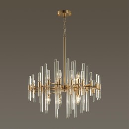 4988/10 HALL ODL22 551 золотой/стекло Люстра E14 10*40W STIKA