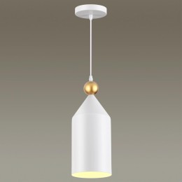 4093/1 PENDANT ODL19 375 белый/золотой Подвес Е27 1*40W BOLLI