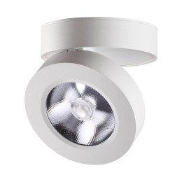 357984 OVER NT19 368 белый Накладной светильник IP20 LED 3000К 12W 220V GRODA
