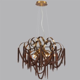 5066/6 HALL ODL24 397 античн.бронза/коричневый/металл/металл Люстра G9 6*40W CHAINY