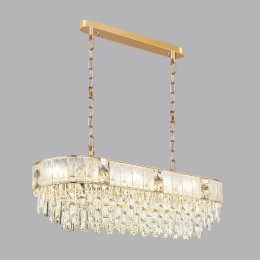 5070/14 HALL (В 2-Х КОРОБКАХ) ODL24 499 золото/прозрачный/матовый/металл/хрусталь/стекло Люстра E14 14*40W FIESTA