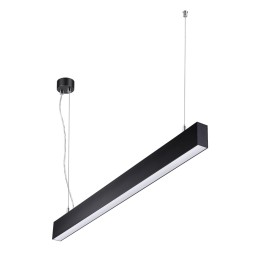 358880 OVER NT22 342 черный Светильник подвесной светодиодный (длина подвесов 1,2м) IP20 LED 4000K 30W вниз + 12W вверх 220V ITER