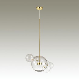 4640/12LB L-VISION ODL20 329 золотой/прозрачный Подвес LED 4000K 12W 220V BUBBLES