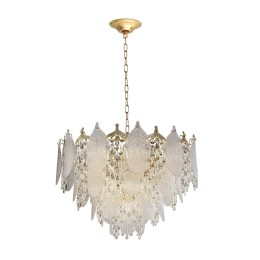 5049/19 HALL ODL24 511 золото/прозрачный/металл/хрусталь/стекло Люстра E14 19*40W TEARS