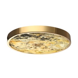 5079/40L L-VISION ODL24 зол/серо-бежевый/металл/натур.камень/акрил Настен.-потолочн. cветил. с переключ.цветов.темпер. LED 40W 3000К/4000K/6000K BERGI