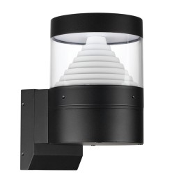 7140/20WL NATURE ODL25 Настенный светильник черный/акрил/металл IP54 LED 20W 652Лм 360° 3000K 85-265V HULK