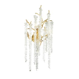 5005/3W HALL ODL23 527 золотой/прозрачный металл/хрусталь Бра G9 3*40W BANCHE