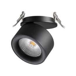 358783 SPOT NT21 458 черный Светильник встраиваемый светодиодный IP20 LED 25W 4000K 2200Лм 100-265V GRODA