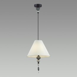 4896/1 MODERN ODL_EX23 67 черный матов./серый/молочный металл/керамика/ткань Подвес E27 1*60W SOCHI